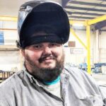 TERRA Success Story, Jim Ryckman loves his new job as a welder.