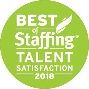 Image of the Best of Staffing 2018 Talent Award, which TERRA has won for the third year in a row.