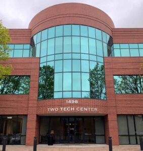 Image of Tech Center Place, home to TERRA's new Vancouver branch office.