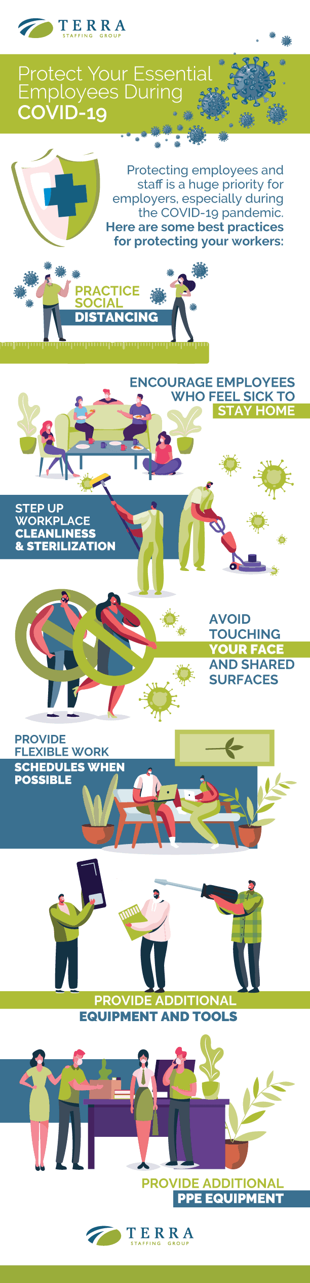protecting employees during health outbreaks infographic