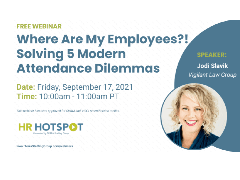 Image for Where Are My Employees?! Solving 5 Modern Attendance Dilemmas