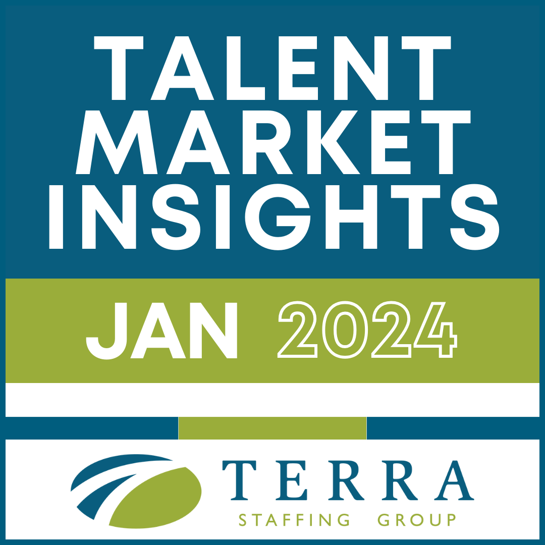 January 2024 Talent Market Update infographic